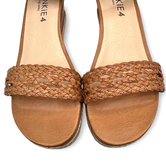 Frankie4 Australia FiFi Tan Espadrille Wedge Sandal Sole Hero™ Footbed Sz 7 $200 - Picture 10 of 15